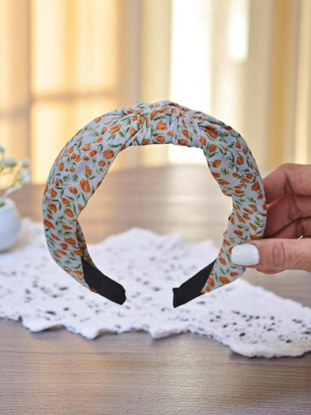 Royalfashion Bandeau avec nœud motif fleuri Lilia