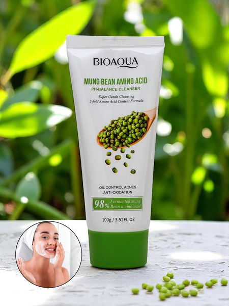 Mousse nettoyante à l’extrait de haricot