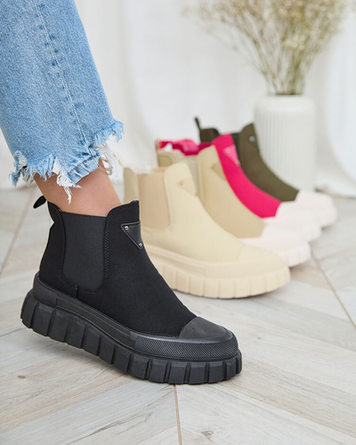 Royalfashion Noir Baskets hautes pour femme Nexeri