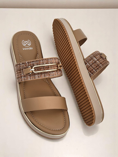 Royalfashion Chaussons plats pour femmes Mamma