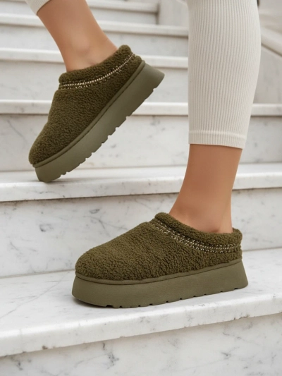 Royalfashion Bottes courtes bottes de neige pour femmes Esel