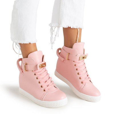 Baskets roses ornées d'or Harla - Footwear