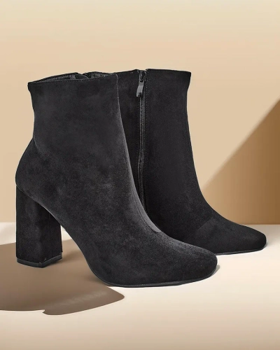 Bottines pour femmes en éco-suède Royalfashion sur Emoro