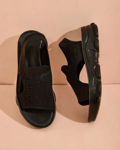 Royalfashion Sandales pour femmes avec tige en Volin