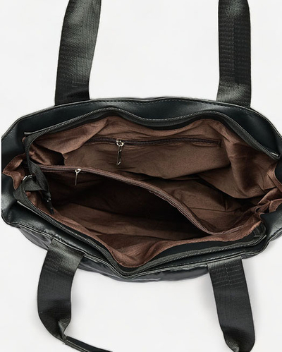 Royalfashion Sac à main femme matelassé noir