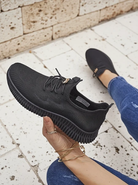 Royalfashion Chaussures de sport en tissu à enfiler pour femme Royaletta