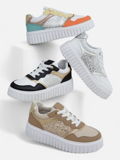 Chaussures de sport plateforme Royalfashion pour femmes Panterr
