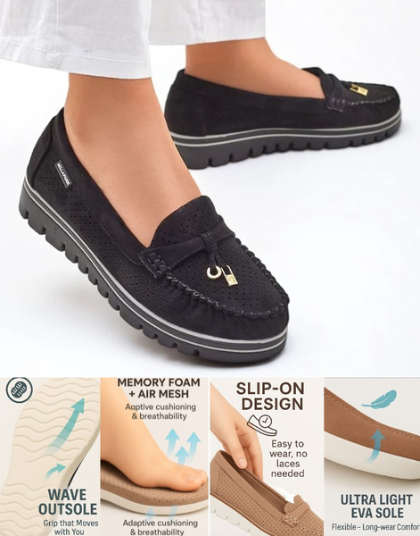 Mocassins à lacets pour femmes Royalfashion Elissas