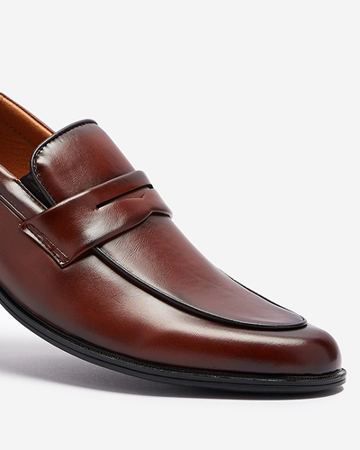 Demi-souliers classiques marron pour hommes Jerif - Chaussures