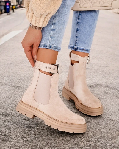 Bottines pour femmes Royalfashion avec bride décorative Ozzoas