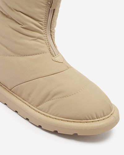 Chaussures pour femmes Elysium marron clair pour l'hiver