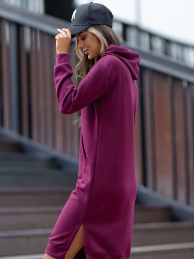 Royalfashion Robe sweat en viscose avec capuche