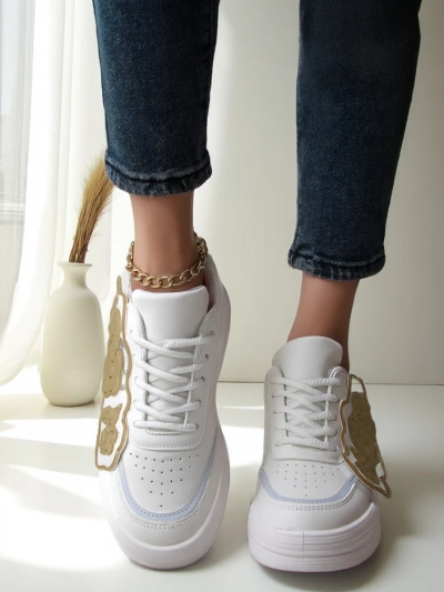 Sneakers Royalfashion pour femmes avec partie supérieure décorative Nendales