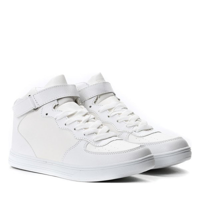 Białe sportowe sneakersy - Obuwie