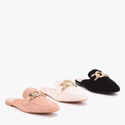 Babouches roses à la mocassins Gabbu- Shoes