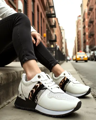 Royalfashion Baskets de sport pour femmes Panterras