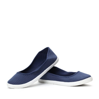 Ballerines Trivan bleu marine - Chaussures 1