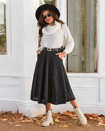 Jupe midi pour femmes de Royalfashion