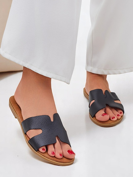 Chaussons pour femme Royalfashion, semelle plate, style décontracté