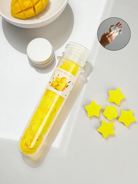 Royalfashion Savon en papier pour les voyages avec étoiles Mangue