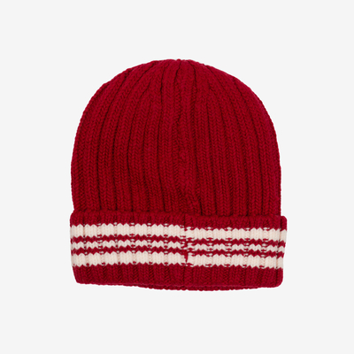 Bonnet homme rouge en laine mélangée - Accessoires