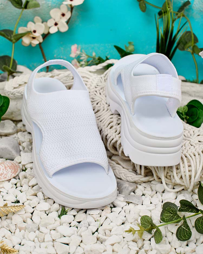 Royalfashion Sandales pour femmes avec tige Viss