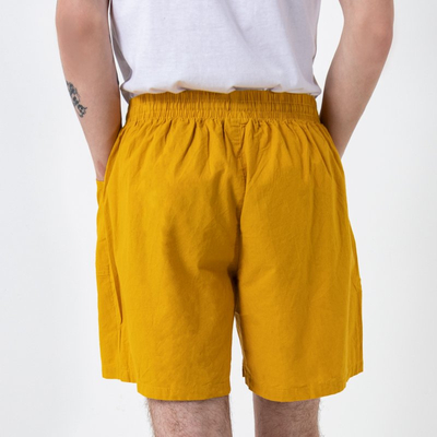 Short court homme moutarde avec poches - Vêtements