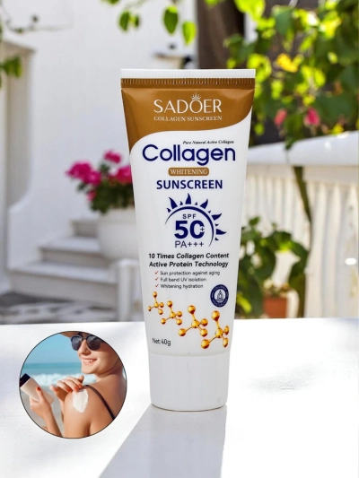 Crème solaire Sadoer SPF 50 au collagène
