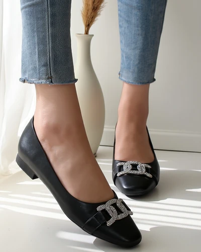 Royalfashion Ballerines pour femmes avec un nœud Frelie