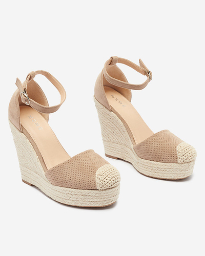 Royalfashion Marron Sandales à plateforme Meylasi