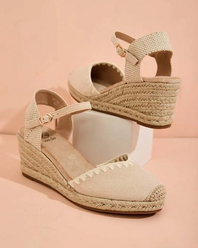 Royalfashion Espadrilles sur talon Moniz Booty