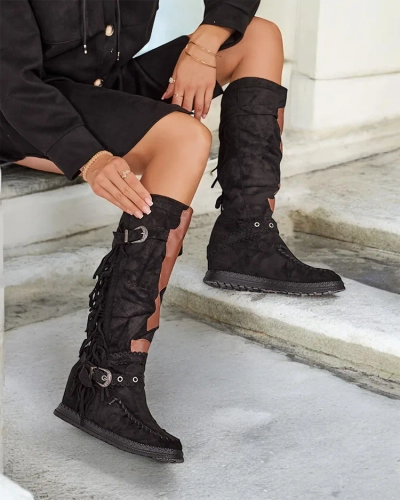 Royalfashion Bottes pour femmes avec ancre cachée Indio