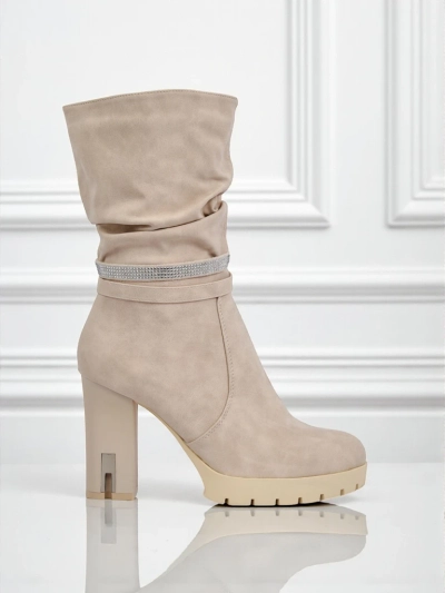 Bottines Ashlen Bloom mates pour femmes à talons carrés