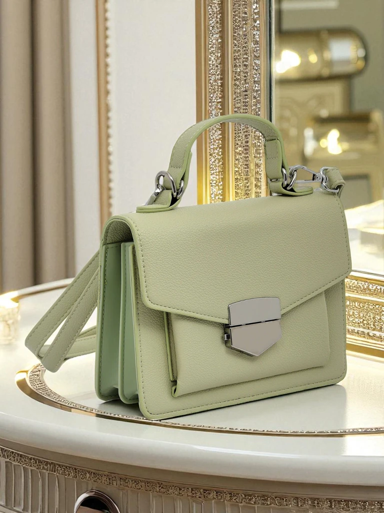 Royalfashion Sac à main enveloppe pour femme avec poignée Amalthea Avorio