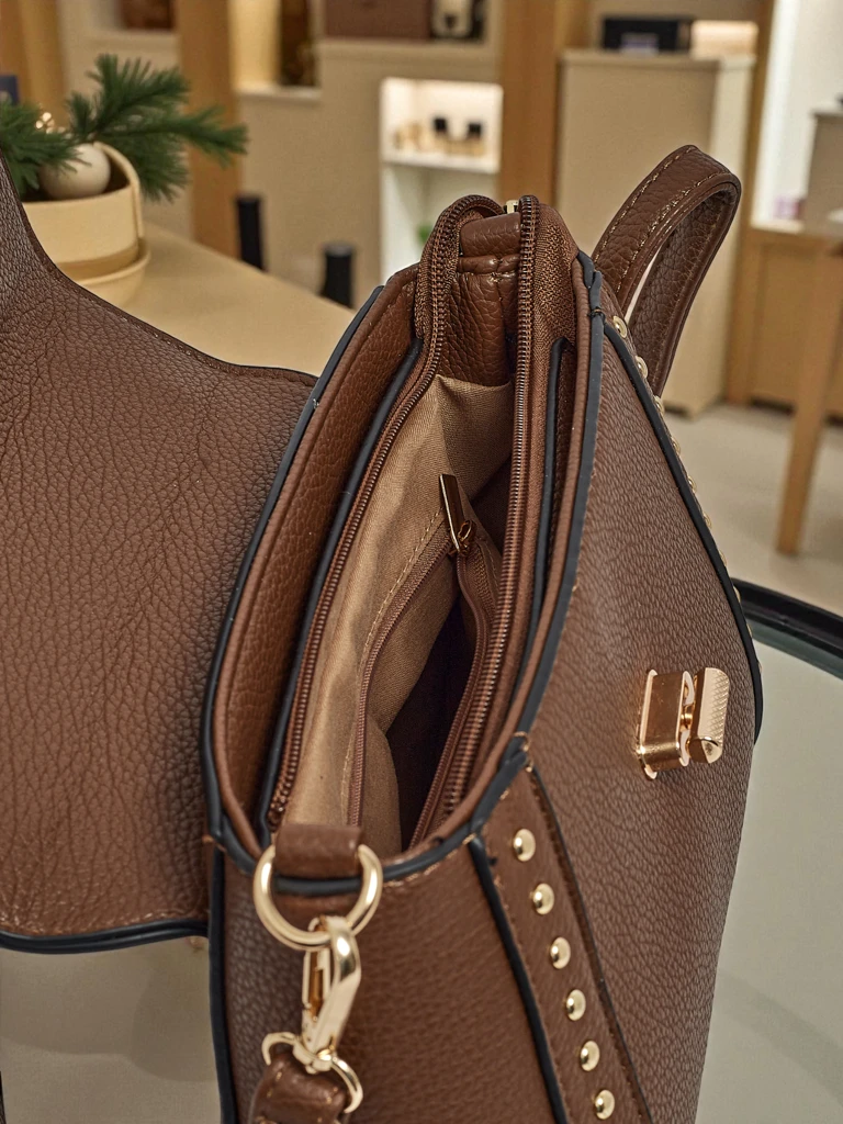 Petit sac à main pour femmes en cuir écologique Merlina