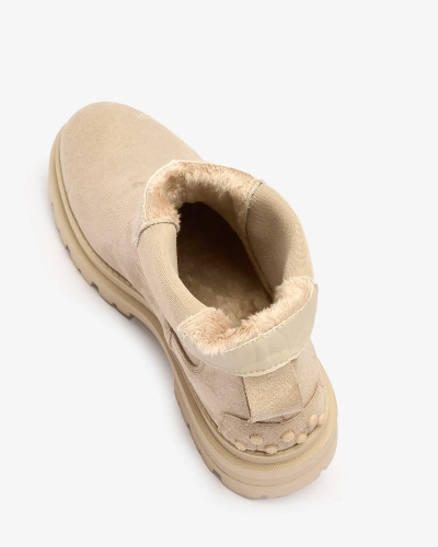Royalfashion Bottes isolées Comfy Walk Beige pour femme