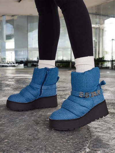 Royalfashion Bottes de neige pour femmes Fizo