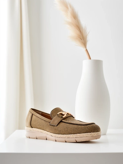 Royalfashion Ballerines pour femmes avec un accent décoratif sur le bout