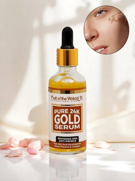 Fruit of the Wokali - Sérum Illumina t et Anti-Rides pour le Visage 24K Or