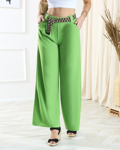 Palazzo-Vêtements verts pour femmes