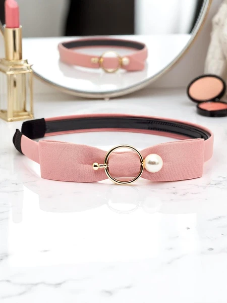 Royalfashion Bandeau avec Nœud et Broche Nœud Charm