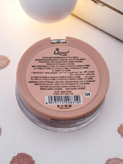 Enlumineur compact Queen Pressed Face Sunset Kiss