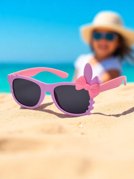 Royalfashion Lunettes de soleil pour enfants avec décorations Bunny Shine