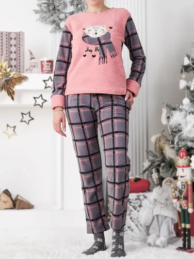 Pyjamas à carreaux Royalfashion Femme