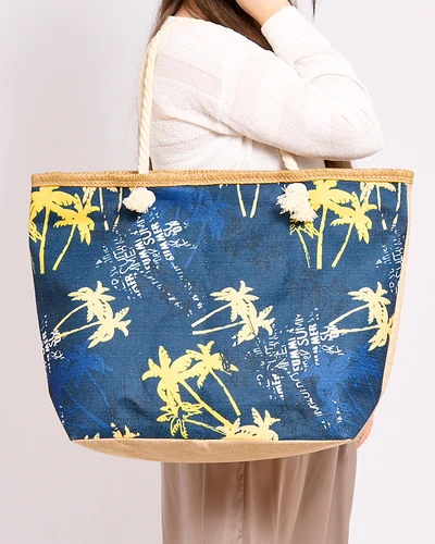 Royalfashion Grand sac en tissu avec impression