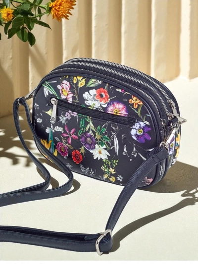 Royalfashion Petit sac à main femme en cuir écologique Floriana