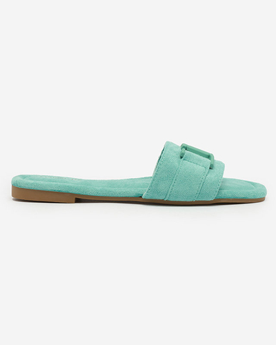 Royalfashion Tongs femme menthe avec boucle Rydr