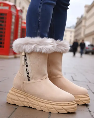 Royalfashion Bottes de neige pour femmes Zebio