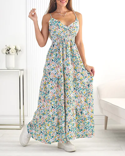 Royalfashion Robe midi en coton pour femme