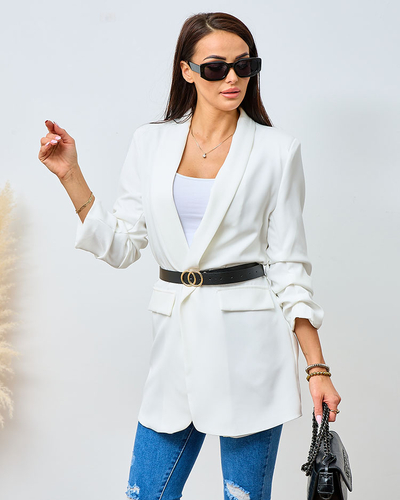 Royalfashion Blazer femme avec ceinture